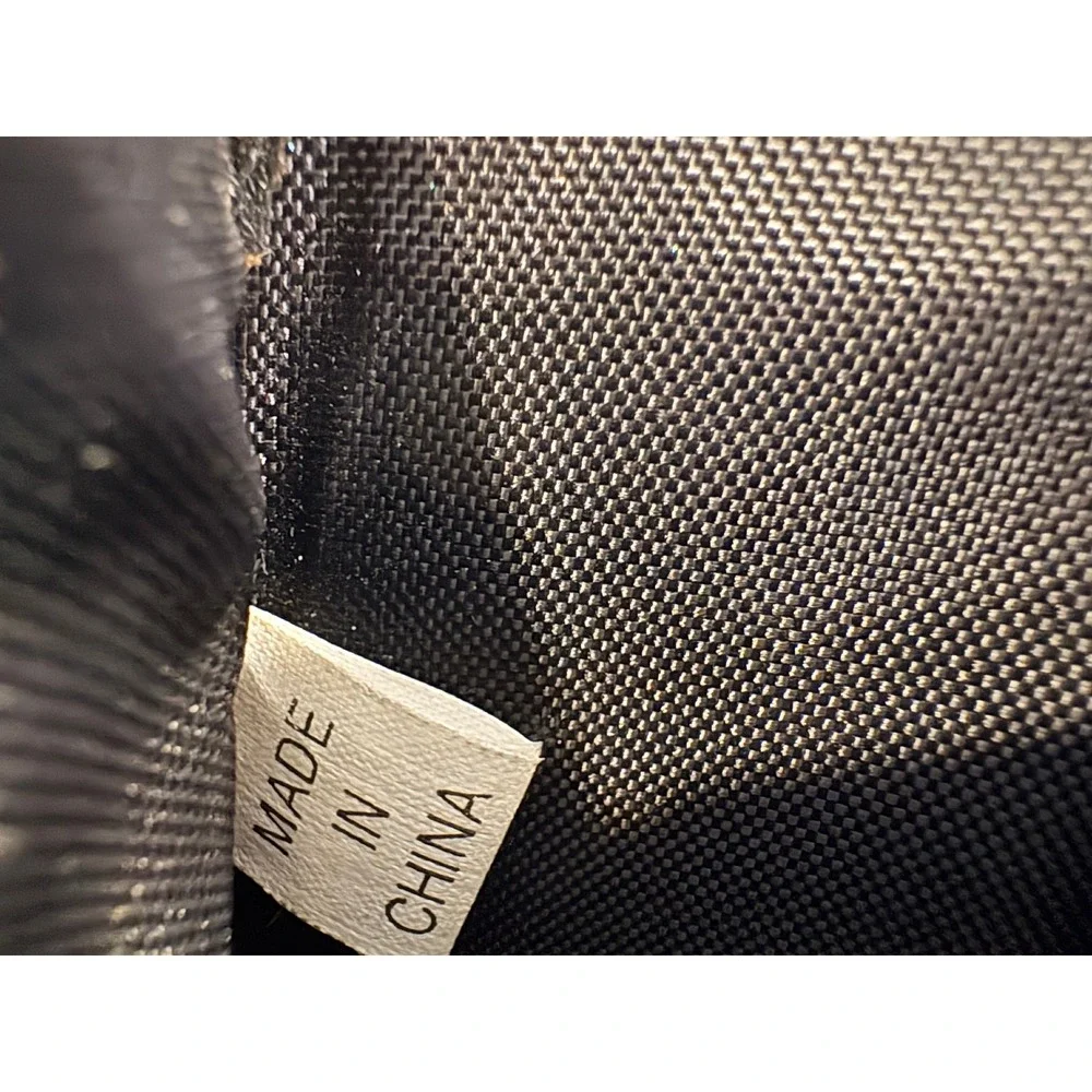 Kate Spade New York Black Leather Top Handle Bag Contrast Stitch Vintage Satchel